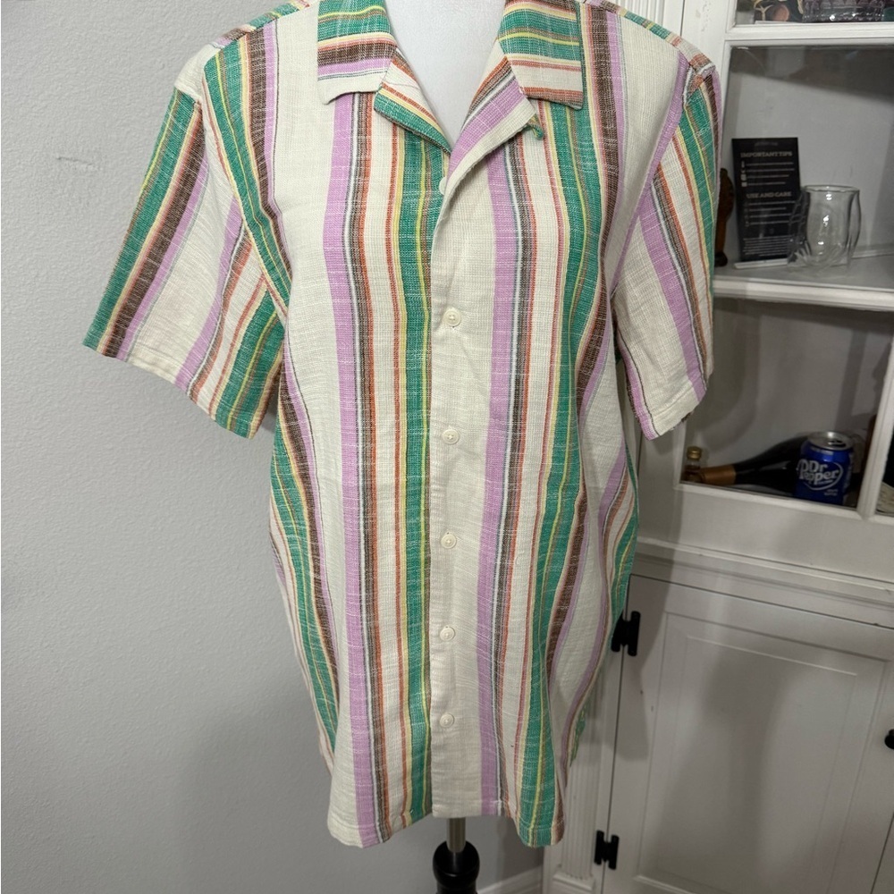 PacSun Multicolor Striped Casual Shirt